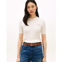 Cable Knit SS Sweat