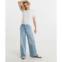 318 Shaping Wide Leg Jeans Light Wash US 14 30 UK18 30