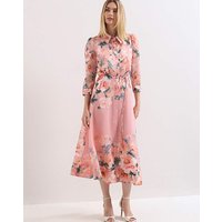 Anabella Floral Shirt Dress Multi Coloured