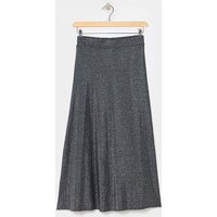 Knit Skirt Silver JD Williams