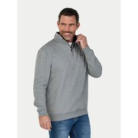 Classic Jersey 1 4 Zip Sweat Marl