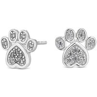 Simply Silver Paw Print Stud Earrings at JD Williams Catalogue Simply Silver Paw Print Stud Earrings.