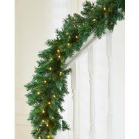 Pre Lit Malmo Pine Garland 1.8m