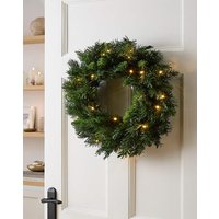 Pre Lit Malmo Pine Wreath