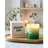 Matcha Latte Scented Glass Candle