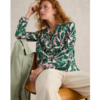Organic Cotton Shirt Green Multicolour