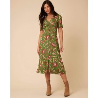 Floral Midi Dress Multicolour