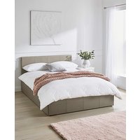 Hayden Faux Leather Ottoman Bed Frame SINGLE