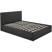 Hayden Faux Leather Ottoman Bed Frame KINGSIZE