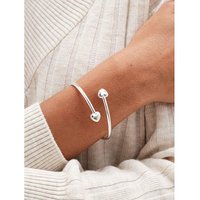 Simply Silver 925 Polished Heart Cuff at JD Williams Catalogue Simply Silver 925 Polished Heart Cuff.