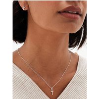 Simply Silver 925 CZ Cross Set at Simply Be Catalogue Store Simply Silver 925 CZ Cross Set.