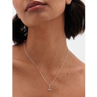 Simply Silver 925 CZ Initial Pendant - L at JD Williams Catalogue Simply Silver 925 CZ Initial Pendant - L.