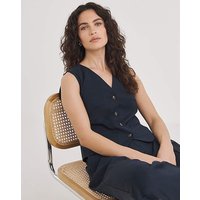 Button Front Waistcoat Deep