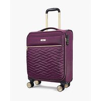 Rock Sloane Cabin Suitcase - Purple at JD Williams Catalogue Rock Sloane Cabin Suitcase - Purple.