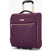 Rock Sloane Underseat Suitcase - Purple at JD Williams Catalogue Rock Sloane Underseat Suitcase - Purple.