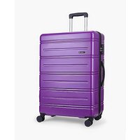 Rock Lisbon Large Suitcase - Purple at JD Williams Catalogue Rock Lisbon Large Suitcase - Purple.
