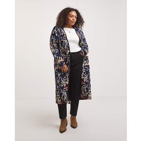Patterned Coatigan Multi Coloured 16 18