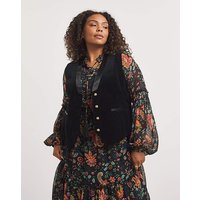 Joe Browns Chloes Velour Satin Waistcoat at JD Williams Catalogue Joe Browns Chloes Velour Satin Waistcoat.
