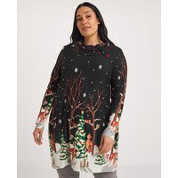 Joe Browns Black Winter Wonderland Tunic Joe Browns Black Winter Wonderland Tunic