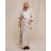 Julipa Print Belted Linen Skirt at JD Williams Catalogue Julipa Print Belted Linen Skirt.