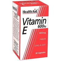 Health Aid Vitamin E 600iu Natural Capsules 30 Capsules
