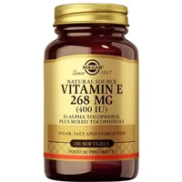 Solgar Vitamin E 268mg 400iu Vegetarian Softgels 100 Softgels
