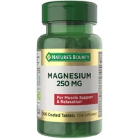 Nature's Bounty Magnesium 250mg Tablets 100 Tablets