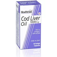 Health Aid Cod Liver Oil 1000mg 60 Capsules