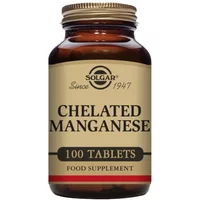 Solgar Chelated Manganese Tablets 100 Tablets