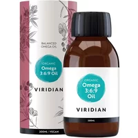 Viridian 100% Organic Omega 3:6:9 Oil 200ml