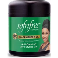 Sofn'Free Black Castor Oil Afro Styling Gel 500ml