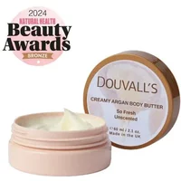 Douvall's Organic Creamy Argan Body Butter So Fresh Unscented