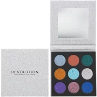Revolution Pressed Glitter Eyeshadow Palette Illusion