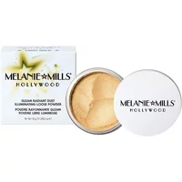 Melanie Mills Gleam Radiant Dust Shimmering Loose Powder For Face & Body Light Gold