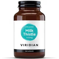 Viridian Organic Milk Thistle 400mg Veg Capsules 150 Capsules