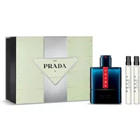 Prada Luna Rossa Carbon Eau De Toilette Gift Set 100ml + 10ml x2