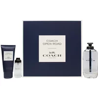 Coach Open Road Gift Set 100ml Eau De Toilette + 100ml Shower Gel + 15ml Eau De Toilette