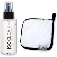 ISOCLEAN Spray Top Brush Cleaner & Mini Microfibre Towel 100ml Spray Top Brush Cleaner and Mini Microfibre Towel