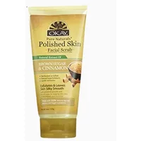 Okay Pure Naturals Polished Skin Brown Sugar & Cinnamon Facial Scrub 170 g