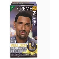 Creme Of Nature Mens Moisture Rich Hair Colour Jet Black 1 Application