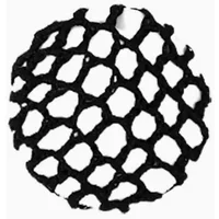 Molly And Rose Black Shiny Bun Net 10 cm