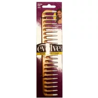 Firstline Evolve Wide Teeth Comb 4555 metallic gold