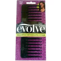 Firstline Evolve Shampoo Detangling Comb 4252 Black