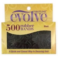 Firstline Evolve Rubber Bands 500pcs / Black