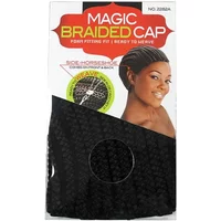 Magic Collection Braided Cap Black 2282A