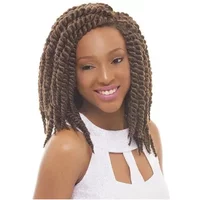 Janet Collection Noir Havana Synthetic Mambo Twist Braid 12 / OET2T30