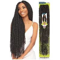 Janet Collection Nala Tress Synthetic Passion Twist Braid 24 / Burg
