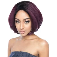 Mane Concept Hair Brown Sugar Soft Swiss Lace Front Human Hair BS 222 Stylemix Wig SR4/GOLDBLOND