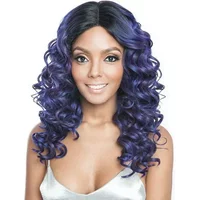 Mane Concept Hair Brown Sugar Glueless Lace Human Hair BSG210 Prague Lace Front Wig SR1B/27
