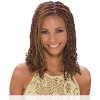 Model Model Synthetic Jamaican Twist Braid 1